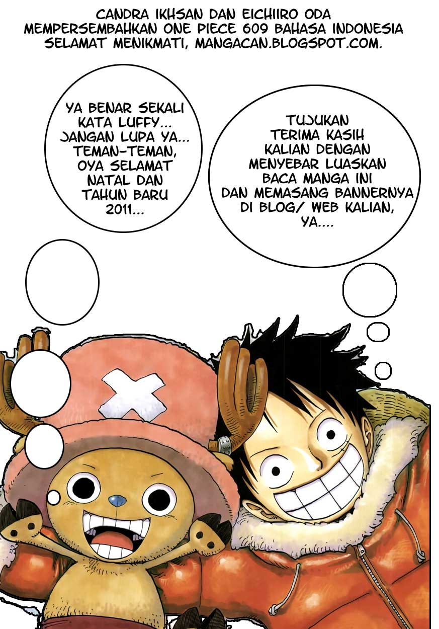 One Piece 609 : berpetualang Di Pulau Manusia ikan | Anime Scanlation